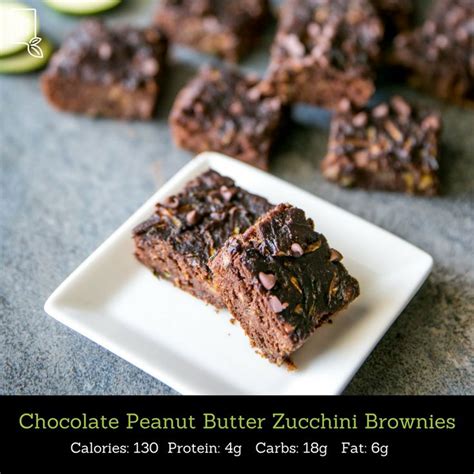 Chocolate Peanut Butter Zucchini Brownies Idealraw Chocolate Peanut Butter Zucchini