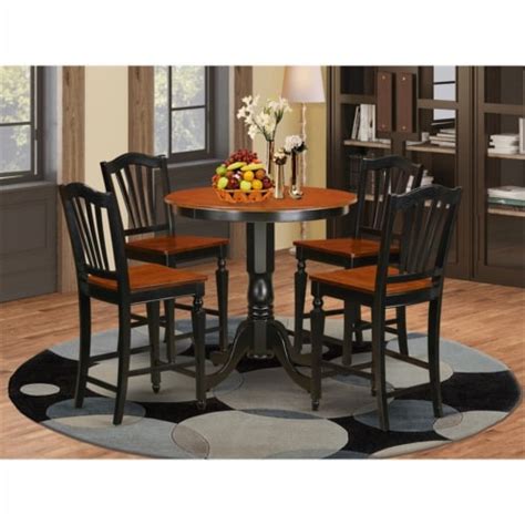 5 Pc Counter Height Table And Chair Set Pub Table And 4 Dining Chairs 1 Kroger