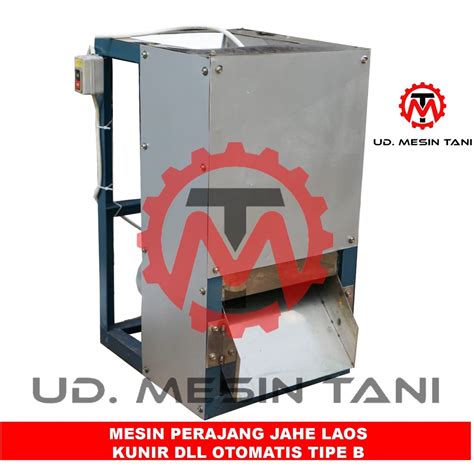 Jual Mesin Perajang Otomatis Untuk Jahe Laos Kunir Type B Murah