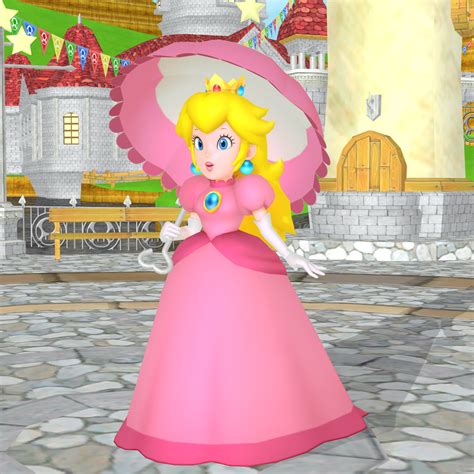 Mmd Princess Peach In Castle By Franciscogaga On Deviantart Super