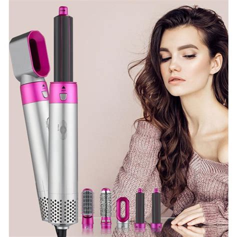 Buy Electric Hair Dryer 5 In 1 Hair Comb Negative Ion Straightener Brush Blow Dryer Air Wrap