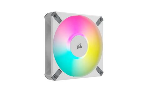 "Corsair iCUE AF120 RGB Elite 120mm PWM Fan - White"