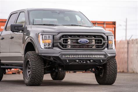 2021 2023 Ford F 150 Front Bumper With Winch Stealth Fighter