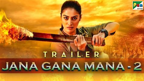 Jana Gana Mana 2 Official Hindi Dubbed Movie Trailer Raai Laxmi