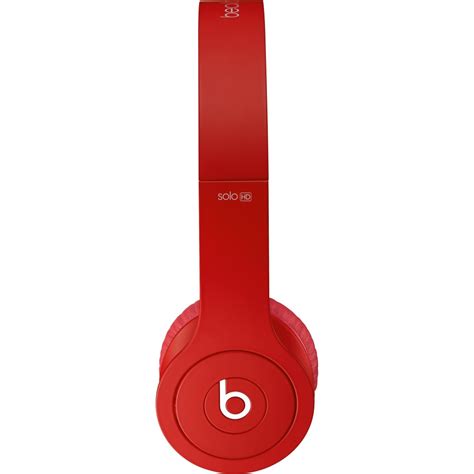 Customer Reviews: Beats Solo HD On-Ear Headphones Drenched in Red ...