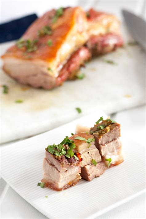 Crispy Oven Roasted Pork Belly Goodie Godmother A Recipe And Lifestyle Blog