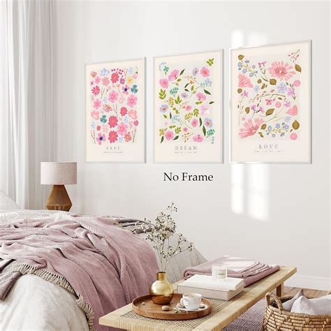 Lienzo decorativo para pared imágenes florales coloridas acuarela