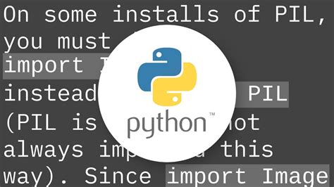 Importerror No Module Named Pil Youtube