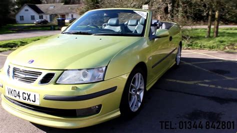 Saab 9 3 2 0T AERO CONVERTIBLE NEW YouTube