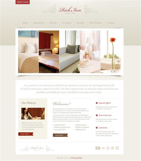 Hotels PSD Templates