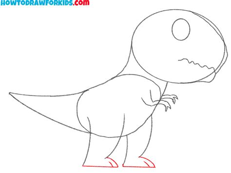 How to Draw a T-Rex - Easy Drawing Tutorial For Kids