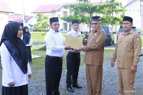 Pppk Aceh Barat Terima Sk Pengangkatan