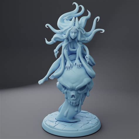 Baby Camylla Pinup Nude Necromancer Mm Mm Mm Or Mm Statue D D Resin Miniature Dungeons
