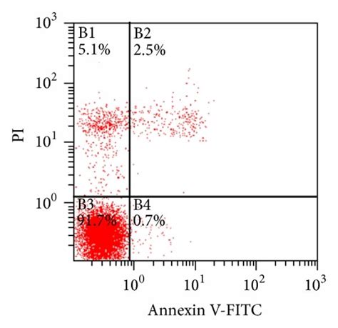 Flow Cytometric Analysis Of Apoptotic And Dead Cells After 24 H Of