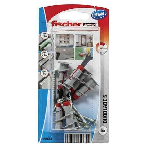 Fischer Duoblade Set De Tacos Para Cart N Yeso S Con Tornillos Pzs