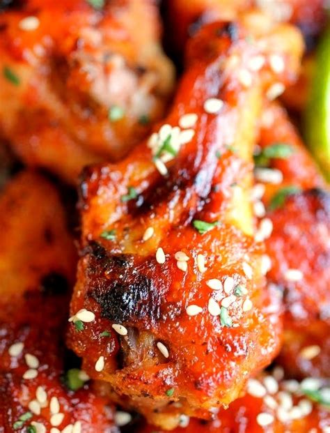 Baked Honey Sriracha Wings Sidney Fritz