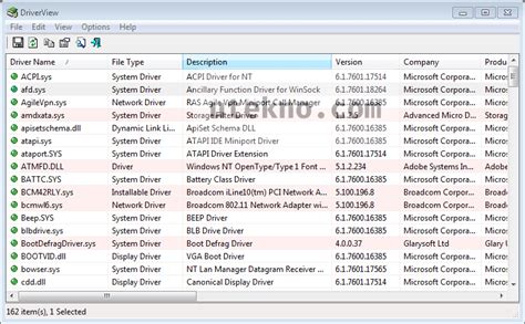 DriverView: Menampilkan daftar seluruh driver yang terinstall • utekno