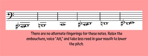 Bassoon Pitch Tendencies And Solutions Bullseye Intonation