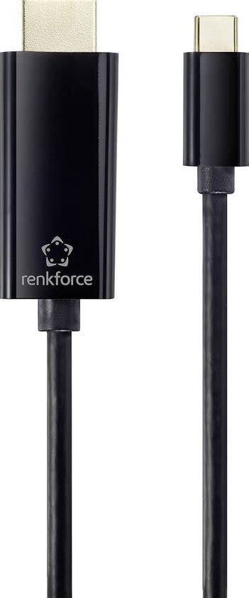 Renkforce Usb C Hdmi Adapterkabel Usb C Stekker Hdmi A Stekker 300