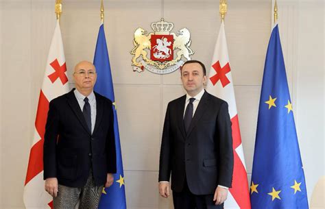 Irakli Gharibashvili Met With The Newly Appointed Ambassador Of Georgia