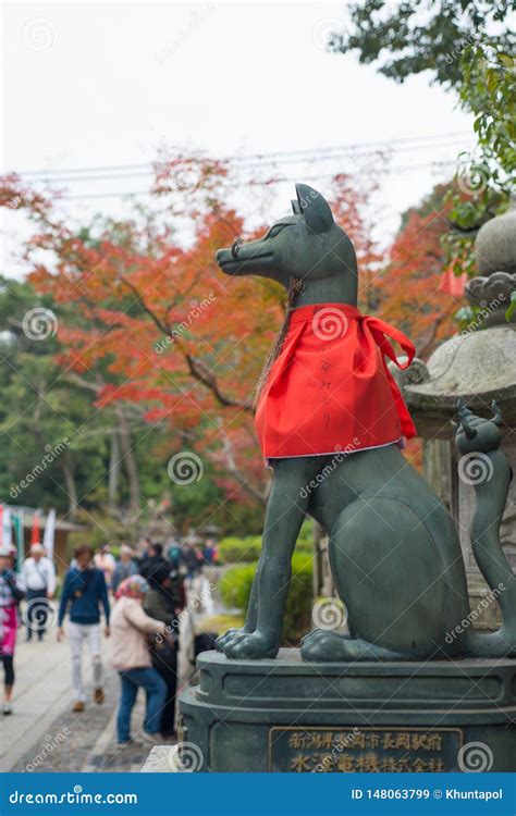 Fox Statue In Fushimi Inari Taisha Shrine Editorial Stock Image Image