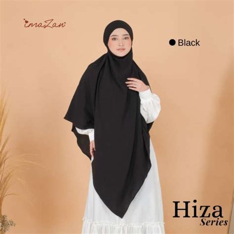 Jual Imazan Hiza Series French Khimar Hijab Crinkle Airflow Premium