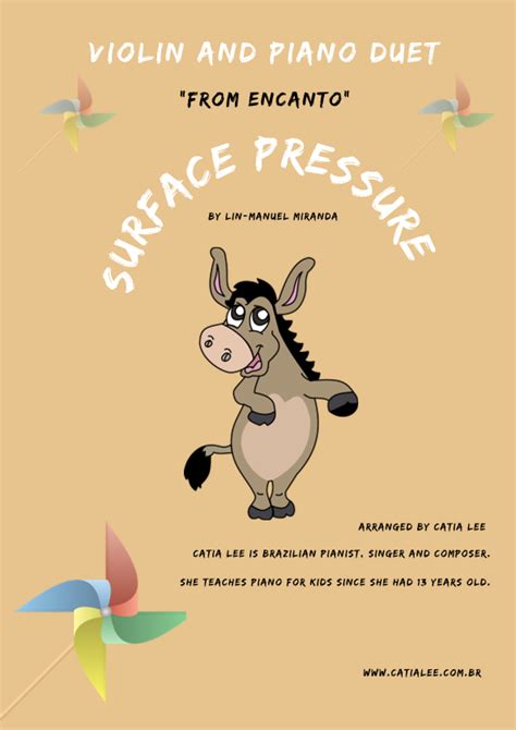 Surface Pressure Arr Catia Lee Sheet Music Jessica Darrow Violin