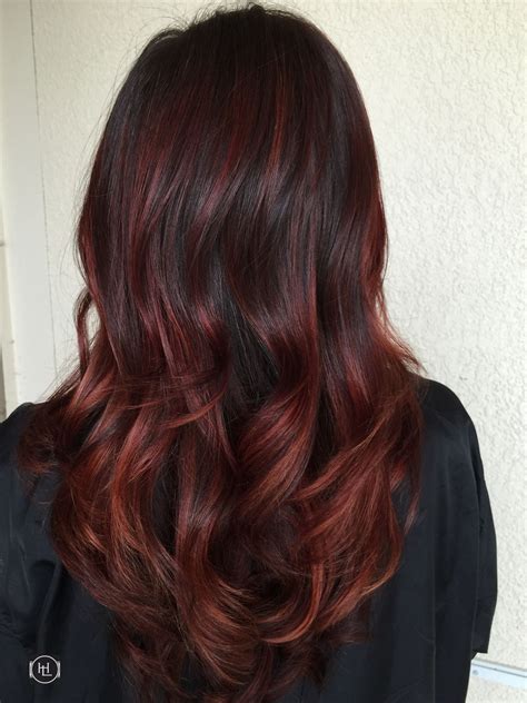 Red Balayage Red Balayage Hair Brown Hair Pictures Sombre Hair