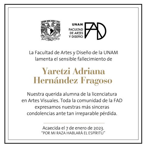 Unam Lamenta La Muerte De Yaretzi Adriana Quien Fue V Ctima Del