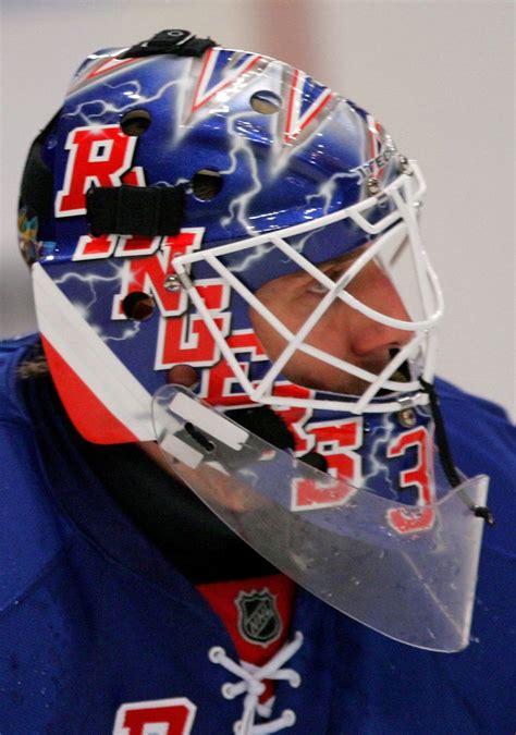 Henrik Lundqvist Game Mask New York Rangers