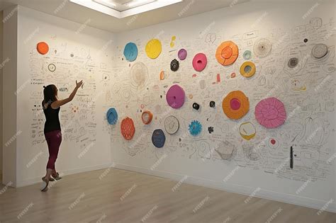 Premium Photo | Interactive Art Wall Design a wall that encourages ...