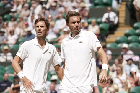 Wimbledon Qualifi S Pour La Finale Du Double Mahut Et Roger Vasselin