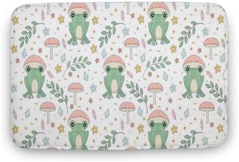 Newkice Frogs Doormatmushroom Doormattoad Witch Doormatwelcome