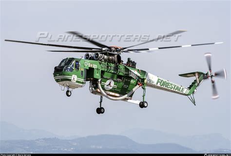 I Cfah Italy Corpo Forestale Dello Stato Sikorsky S Skycrane Photo