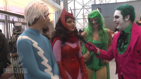 Scarlet Witch Polaris And Quicksilver X Men Cosplay At Nycc 2014