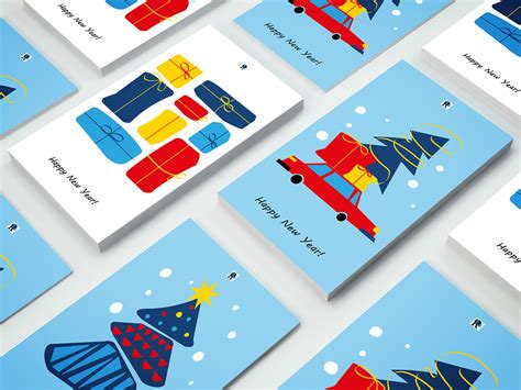 New Year Cards 2022 on Behance