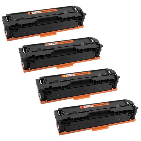 4 Toner Für Hp Cf540a Cf543a Color Laserjet Pro Mfp M 280 Nw M 281 Fdn