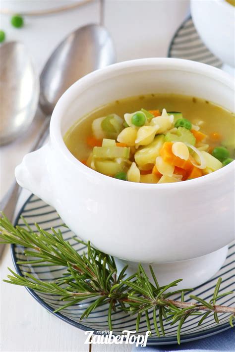 Nudelsuppe Mit Gem Se Rezept F R Den Thermomix Rezept Eint Pfe