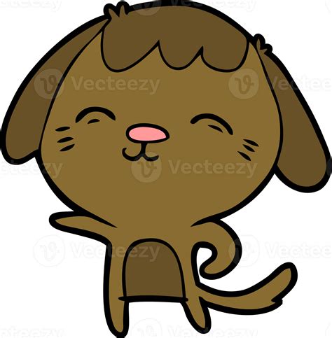 Happy Cartoon Dog 45058831 Png