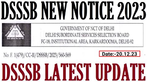 Dsssb Vacancy 2024dsssb New Result Cut Off Out Dsssb Delhi Dsssb