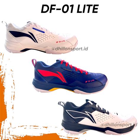 Jual Sepatu Badminton Lining Df 01 Lite Original Li Ning Shoes Df01 Shopee Indonesia