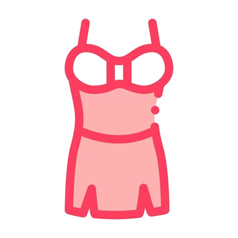 Lingerie Skirt Icon Vector Outline Illustration Vector Art At
