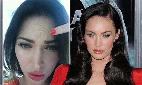 Megan Fox Shows Plastic Surgery Whispers Are False In Facebook Botox Album Daily Mail Online