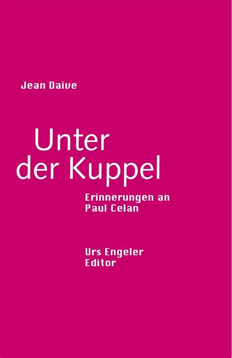 Jean Daive Bei Urs Engeler Editor