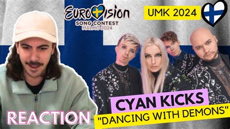 Reaction Cyan Kicks Dancing With Demons UMK 2024 SUBTITLED