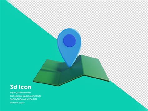 Premium Psd D Icon Of Maps And Location