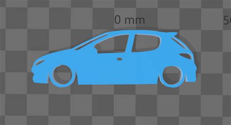 Archivo Stl Llavero Peugeot Objeto Imprimible En D Para Descargar