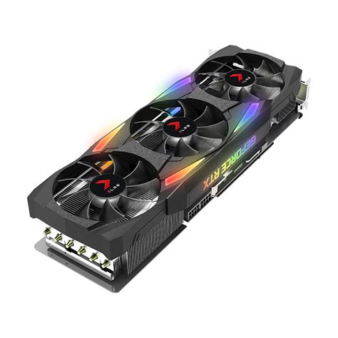 การ์ดจอ Pny Vga Rtx 3070 Ti Xlr8 Gaming Uprising Epic X Rgb Triple Fan 8gb Gddr6 256 Bit