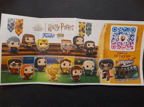 Harry Potter Bonecos POP FUNKO Ovos Kinder joy 2024 Nova Coleção TOP