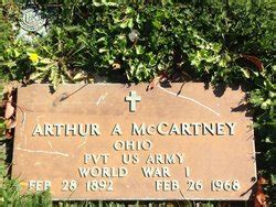 Arthur A McCartney 1892 1968 Mémorial Find a Grave